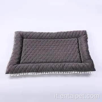 Cuscino da letto con tappetino a sfere soffice in velluto per cani